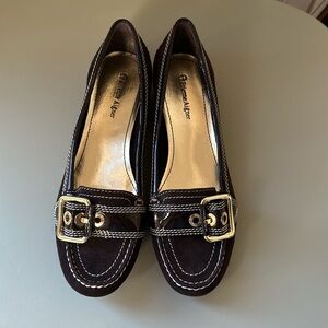 NWT Aigner Buckled Loafers 8